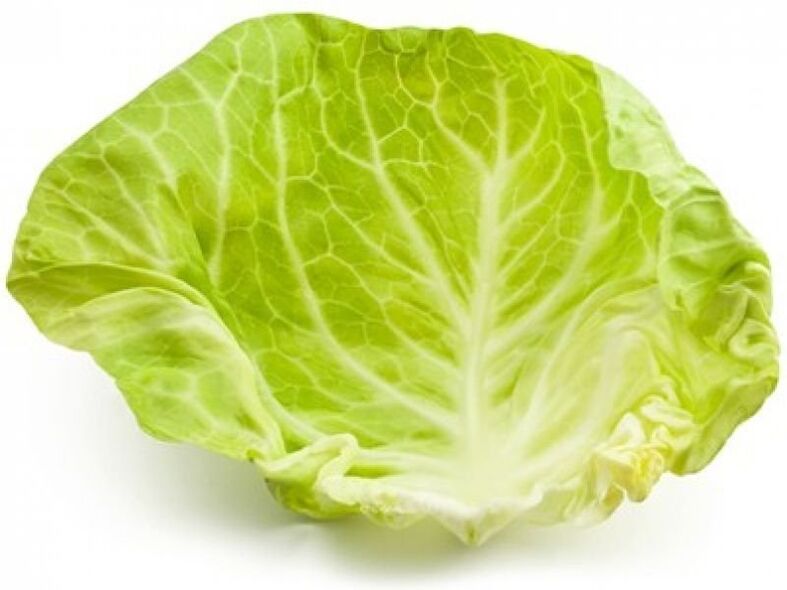 Лист од зелка нанесена на вратот ќе помогне да се ублажи болката поради остеоходроза.